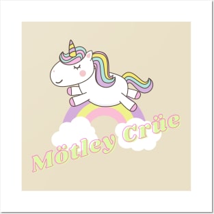 motley cure ll unicorn Posters and Art